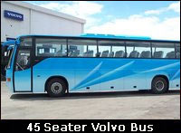 45 Seater Volvo Bus Hire